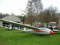 Unsere Segelflieger sind am Flugplatz jedes Wochenende anzutreffen